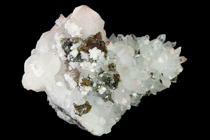 Hematite Quartz, Chalcopyrite, Galena & Dolomite Association #170201